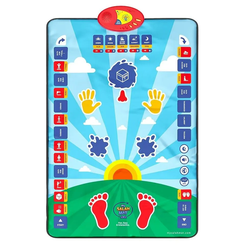 Islamic Salah Mat - Interactive Kids Prayer Mat for Children Education